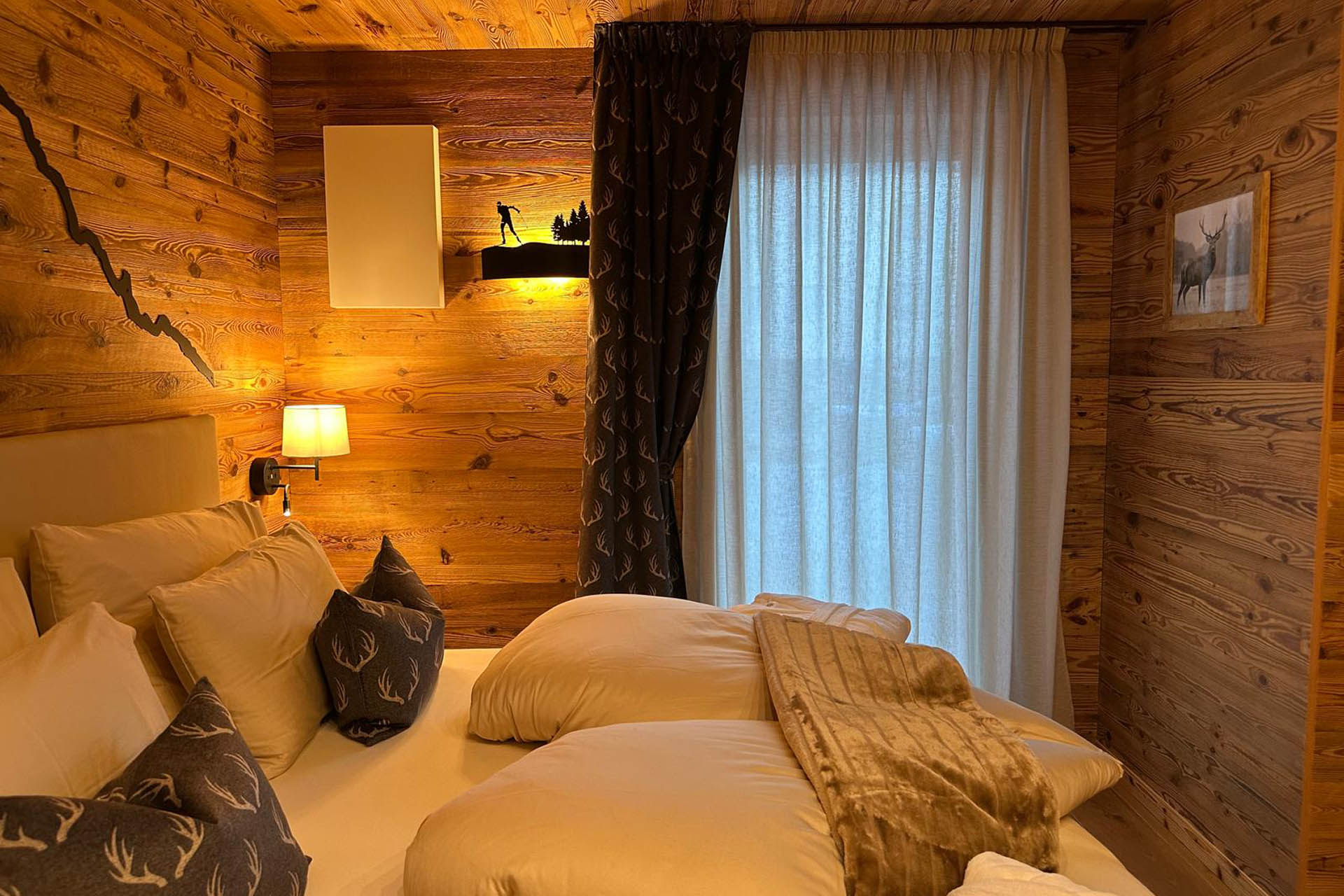 Leo's Chalet Schlafzimmer